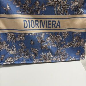 Dior Dioriviera GWP/VIP Blue and Tan Tote